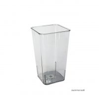 Вазон пластиковый прозрачный h24.5 х 14 х 14 см, W15-18/24 - вид 4 миниатюра