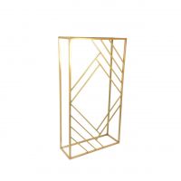 Каркас декоративный Геометрия, h120 x 65 x 24 см, металл, матовое золото, Z9-27 Каркас декоративный Геометрия, h120 x 65 x 24 см, металл, матовое золото, Z9-27