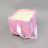 Коробка бархат без крышки, набор из 3 шт, розовый, Z20-18 - вид 3 миниатюра