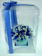 Композиция из сухоцветов Сиреневый туман, в подарочной коробке - вид 3 миниатюра
