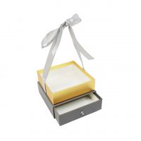 Коробка прямоугольная с выдвижным ящиком 14 х 14 х h19 см, ПРЕМИУМ, Z39-2 - вид 2 миниатюра