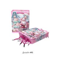 Сумка бумажная 32 х 26 х 10 см, Санта с подарками, 12 шт, FA39-92 - вид 3 миниатюра