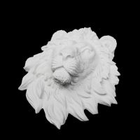 Гипсовое панно Голова льва, 22 х 19.5 х 8.5 см - вид 2 миниатюра