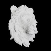 Гипсовое панно Голова льва, 22 х 19.5 х 8.5 см - вид 3 миниатюра