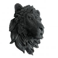 Гипсовое панно Голова льва, 22 х 19.5 х 8.5 см - вид 4 миниатюра
