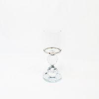 Подсвечник стеклянный Кристалл d5.5 х h17.5 см, Z43-2 - вид 3 миниатюра