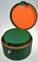 Коробка интерьерная круглая зеленая, набор из 2 шт, экокожа, М91-6 - вид 3 миниатюра
