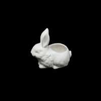 Кашпо керамика Кролик белый, h14 см, Z35-23 - вид 1 миниатюра