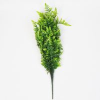 Куст Папоротник искусственный h50 см, зеленый/светло-зеленый, M32-10 - вид 1 миниатюра