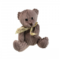 Мягкая игрушка Медведь вельветовый, h16 см, Z17-2 - вид 2 миниатюра