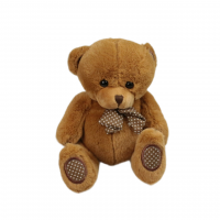 Мягкая игрушка Медвежонок с бантом, h13 см, Z17-5 - вид 2 миниатюра