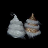 Декор новогодний на подвесе Ёлка h20 см, FA24-4 Декор новогодний на подвесе Ёлка h20 см, FA24-4