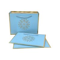 Сумка бумажная горизонтальная 32 х 38 х 12 см, Новогодний дизайн, 12 шт, FA39-48 - вид 1 миниатюра