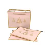 Сумка бумажная горизонтальная 32 х 38 х 12 см, Новогодний дизайн, 12 шт, FA39-48 - вид 2 миниатюра