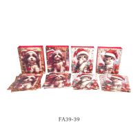 Сумка бумажная 32 х 26 х 11 см, Новогодний дизайн, 12 шт, FA39 - вид 5 миниатюра