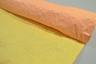 Бумага Эколюкс жатая 5 ярдов, персиковый/желтый пастель - вид 1 миниатюра