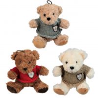 Мягкая игрушка Медведь в свитере, h19 см, Z16-3 - вид 1 миниатюра