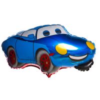 Шар фольгированный Фигура Машина Тачка голубая - вид 1 миниатюра