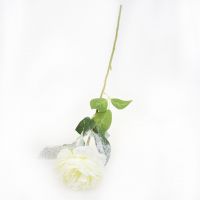 Искусственный цветок Роза со снегом, 60 см, W35-28 - вид 1 миниатюра
