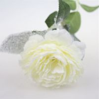 Искусственный цветок Роза со снегом, 60 см, W35-28 - вид 3 миниатюра