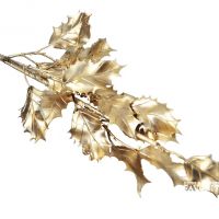 Ветка искусственная декоративная розовое золото 60 см, W35-10 - вид 1 миниатюра