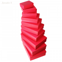 Коробка прямоугольная Дизайн, набор из 10 шт, Z13-10 - вид 2 миниатюра