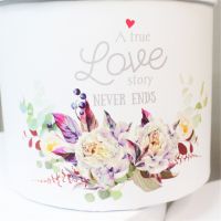 Коробка цилиндр Love story, набор из 3 шт, Z20-23 - вид 11 миниатюра
