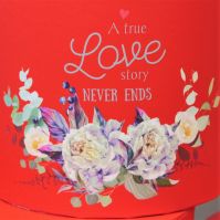 Коробка цилиндр Love story, набор из 3 шт, Z20-23 - вид 3 миниатюра
