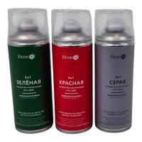 Грунт-эмаль аэрозольная для декора быстросохнущая 3 в 1 Elcon, 520 мл Грунт-эмаль аэрозольная для декора быстросохнущая 3 в 1 Elcon, 520 мл