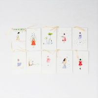 Набор открыток Девочка, 10,5 х 7 см, 10 шт, W97-7 - вид 3 миниатюра