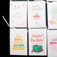 Набор открыток Happy birthday, 7 х 10,5 см, 10 шт, W97-21 - вид 2 миниатюра