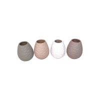 Ваза керамическая soft touch Листья 3D d7.5 х h20 см, FA32-77 Ваза керамическая soft touch Листья 3D d7.5 х h20 см, FA32-77