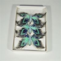 Бабочка на прищепке 12 см, 3 шт - вид 1 миниатюра