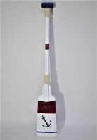 Весло декоративное, белый/красный, 70 см, W96-1 - вид 1 миниатюра