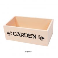 Ящик деревянный для цветов и подарков Garden, 25 х 14 х 9.5 см - вид 3 миниатюра