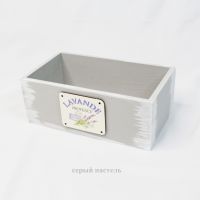 Ящик деревянный для цветов и подарков Лаванда, 25 х 14 х 9.5 см - вид 2 миниатюра