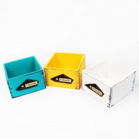 Ящик деревянный для цветов и подарков Classik, 15 х 15 х 9.5 см - вид 1 миниатюра