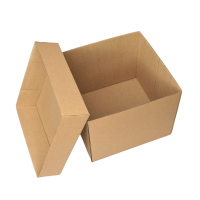 Коробка с крышкой 18 х 18 х 15 см, крафт, К31 - вид 2 миниатюра