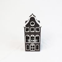 Интерьерный домик Амстердам, 125 х 120 х h270 мм, темный графит, M - вид 3 миниатюра