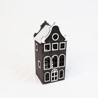 Интерьерный домик Амстердам, 125 х 120 х h270 мм, темный графит, M - вид 1 миниатюра