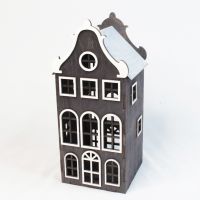 Интерьерный домик Амстердам, 170 х 156 х h365 мм, темный графит, L - вид 1 миниатюра