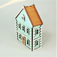 Интерьерный домик Женева бирюзовый, 170 х 72 х h230 мм, S - вид 3 миниатюра