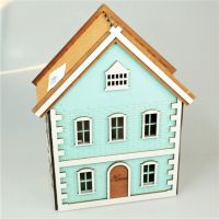 Интерьерный домик Женева бирюзовый, 207 х 93 х h276 мм, M - вид 1 миниатюра