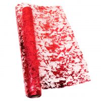 Сетка поталь 48 см х 4,5 м, красный, W95-2 - вид 2 миниатюра