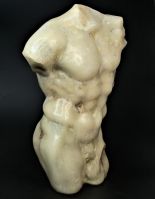 Фигура Торс мужчины, h37 см, полистоун, W26-24 - вид 9 миниатюра