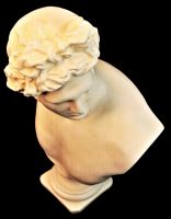 Фигура Бюст Аполлона, h30 см, полистоун, кремовый, W26-27 - вид 6 миниатюра