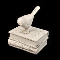 Фигурка Птица на книге, комплект из 2 шт, 12 х 9.5 х h13 см, полистоун, W26-30 - вид 3 миниатюра