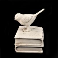 Фигурка Птица на книге, комплект из 2 шт, 12 х 9.5 х h13 см, полистоун, W26-30 - вид 5 миниатюра