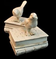 Фигурка Птица на книге, комплект из 2 шт, 12 х 9.5 х h13 см, полистоун, W26-30 - вид 2 миниатюра