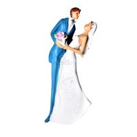 Свадебная фигурка пара, 23 см - вид 1 миниатюра